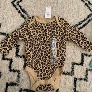 Old Navy Leopard Onesie